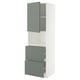 METOD / MAXIMERA Mueble microondas +2 cajones+puerta