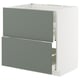 METOD / MAXIMERA Mueble para estufa, con cajones