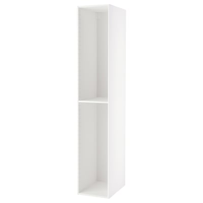 METOD Mueble alto, blanco, 40x60x220 cm