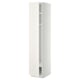 METOD Mueble alto + entrepaño y canastas, blanco/Veddinge blanco, 40x60x200 cm
