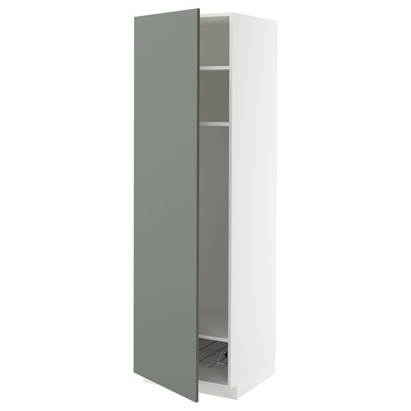 METOD Mueble alto + entrepaño y canastas