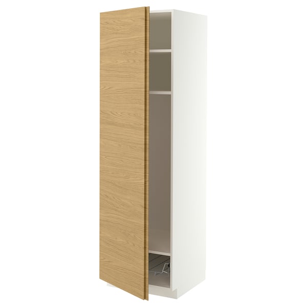 METOD Mueble alto + entrepaño y canastas