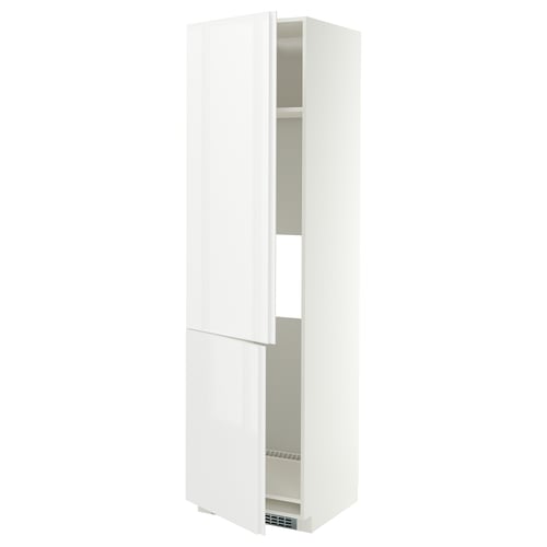 METOD Mueble alto para nevera, 2 puertas