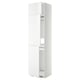 METOD Mueble alto para nevera, 3 puertas, blanco/Ringhult blanco, 60x60x240 cm