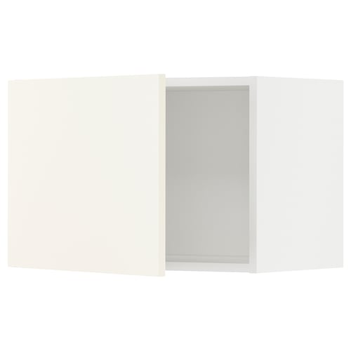 METOD Mueble de pared, blanco/Vallstena blanco, 60x40 cm