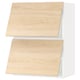 METOD Mueble de pared con 2 puertas, blanco/Askersund Efecto fresno claro, 60x80 cm