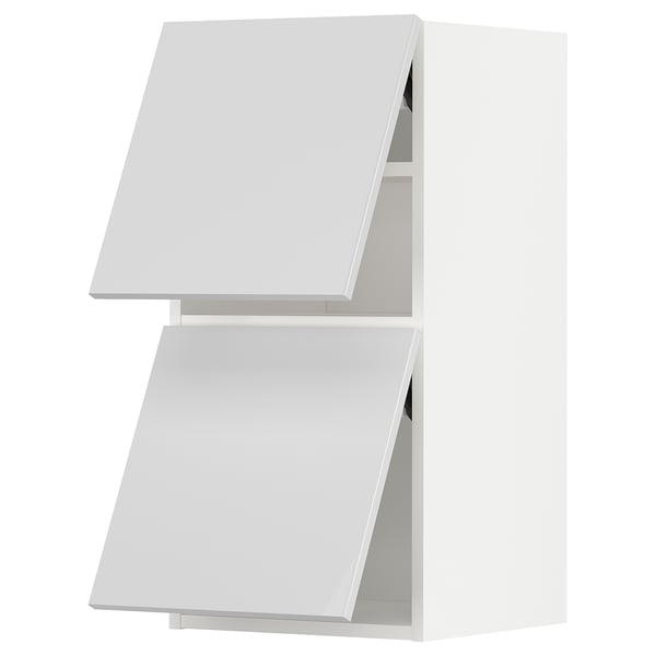METOD Mueble de pared con 2 puertas, blanco/Ringhult blanco, 40x80 cm