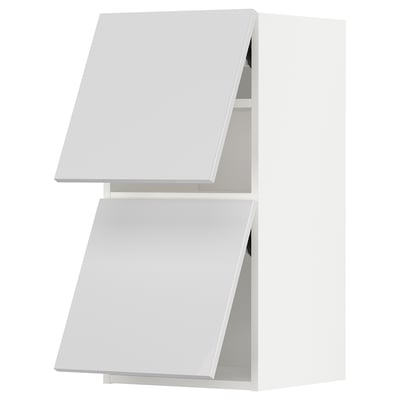 METOD Mueble de pared con 2 puertas, blanco/Ringhult blanco, 40x80 cm