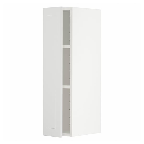 METOD Mueble de pared con entrepaños, blanco/Stensund blanco, 20x80 cm