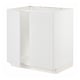 METOD Mueble para lavaplatos, 2 puertas, blanco/Stensund blanco, 80x60 cm