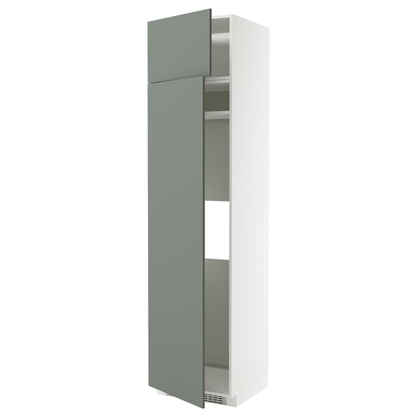 METOD Mueble para nevera con 2 puertas