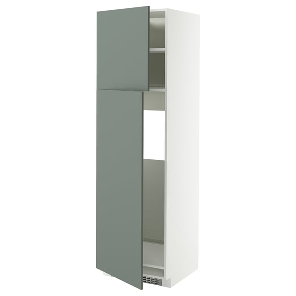 METOD Mueble para nevera con 2 puertas
