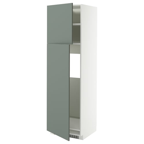 METOD Mueble para nevera con 2 puertas