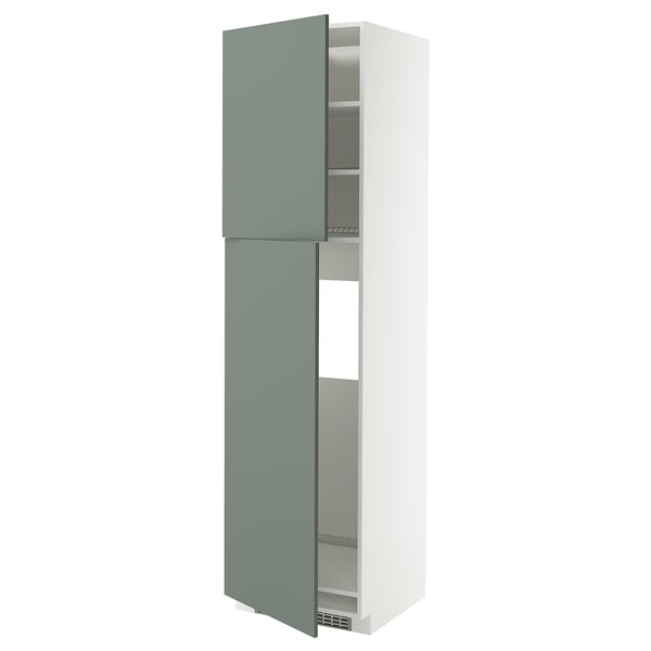 METOD Mueble para nevera con 2 puertas