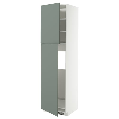 METOD Mueble para nevera con 2 puertas