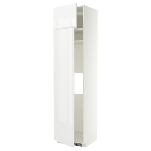 METOD Mueble para nevera con 2 puertas