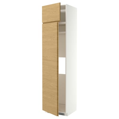 METOD Mueble para nevera con 2 puertas