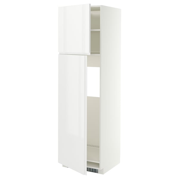 METOD Mueble para nevera con 2 puertas
