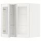 METOD Mueble pared con 2 puertas vidrio