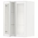 METOD Mueble pared con 2 puertas vidrio