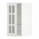METOD Mueble pared con puerta de vidrio, blanco/Stensund blanco, 30x60 cm