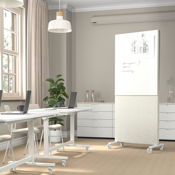 MITTZON Panel acústico estructura, Gunnared beige, 85x193x5 cm