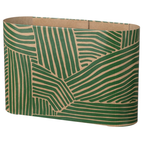 NÄBBFISK Servilletero, Papel/con diseños verde, 15x22 cm