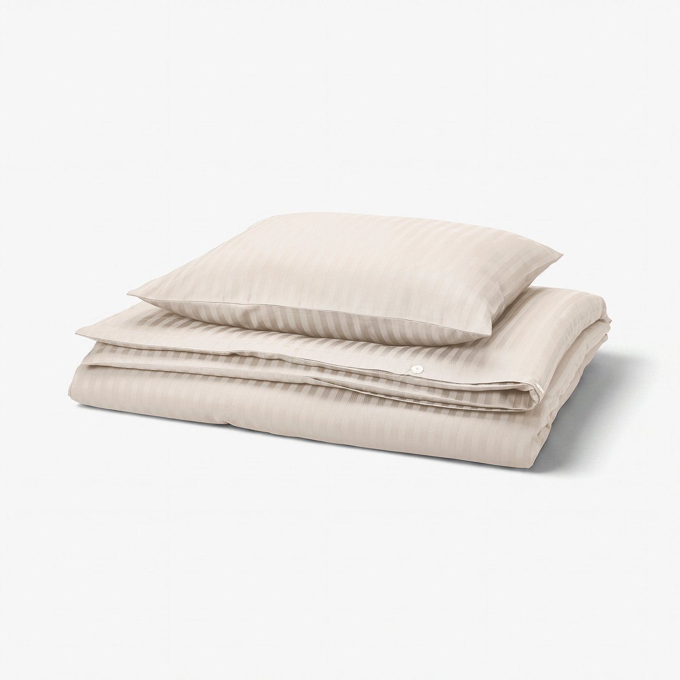 NATTJASMIN Funda de plumón y funda almohada, beige claro, 150x200/50x60 cm