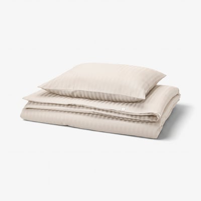NATTJASMIN Funda de plumón y funda almohada, beige claro, 150x200/50x60 cm