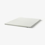 NISSEHOLM Sobrecolchón topper, blanco, 160x200 cm