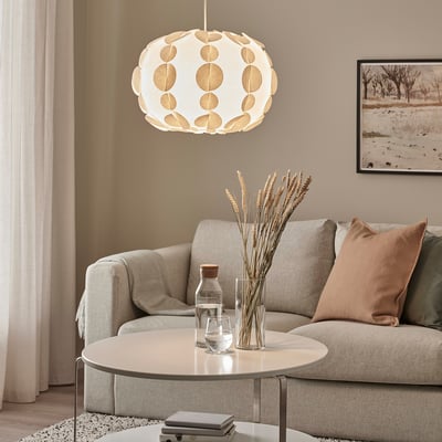 PEKTOLIT Pantalla para lámpara de techo, blanco, 52 cm