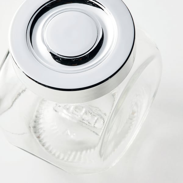 RAJTAN Tarro para condimentos, Vidrio/aluminio, 15 cl