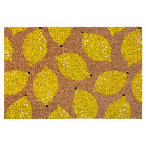 RENKAVLE Tapete de entrada, limón, 40x60 cm