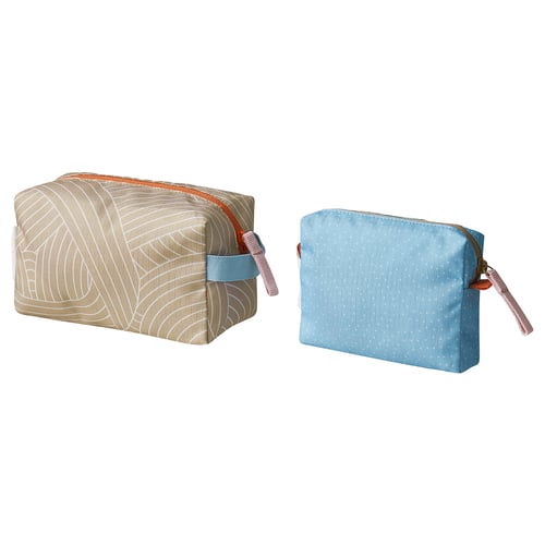 ROMELSÖN Neceser, set de 2, con diseños