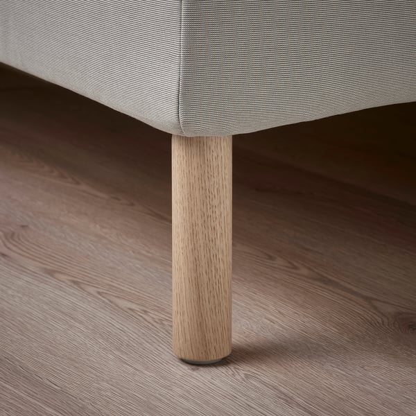 SAGESUND Estructura para cama tapizada, Diseröd café, 160x200 cm