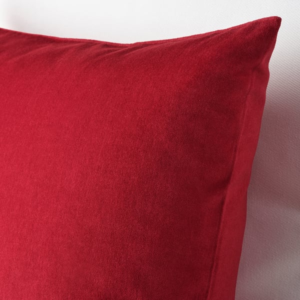 SANELA Funda de cojín, rojo, 50x50 cm