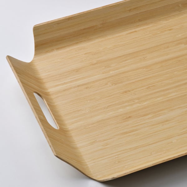 SILVERHAJMAL Bandeja, bambú, 58x38 cm