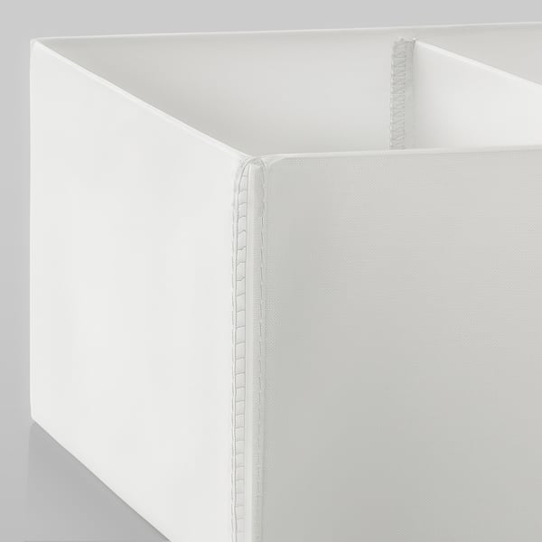 SKUBB Cajas, set de 3, blanco, 20x38x12 cm