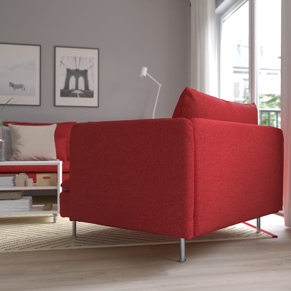 SÖDERHAMN Poltrona, Tonerud rojo