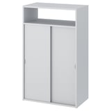 SPIKSMED Mueble con almacenamiento, gris claro, 60x96 cm