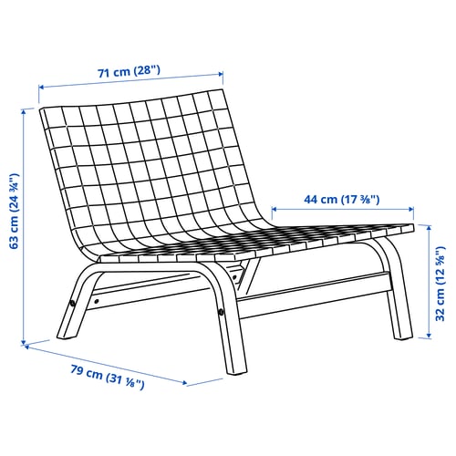 STOCKHOLM 2025 Silla, Chapa abedul