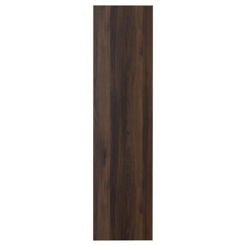 STORKLINTA Puerta, café oscuro/Efecto roble, 50x195 cm