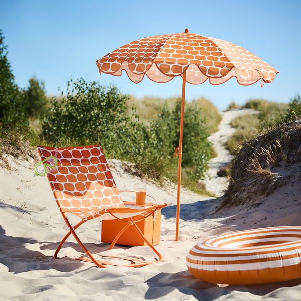 STRANDÖN Silla de playa, naranja