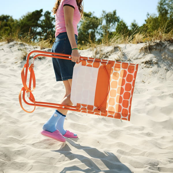 STRANDÖN Silla de playa, naranja