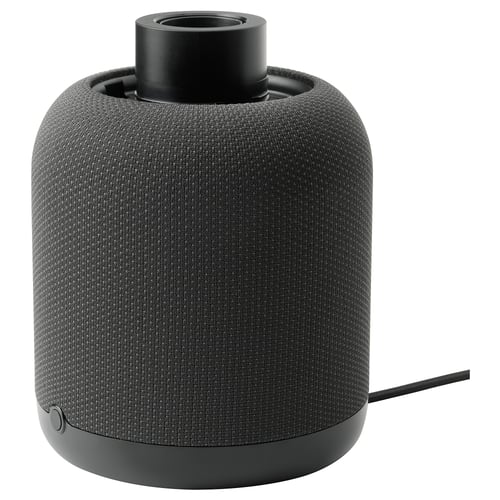 SYMFONISK Base de lámpara parlante con WiFi, negro/Inteligente