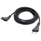 SYMFONISK Cable de alimentación, Textil/negro, 3.5 m