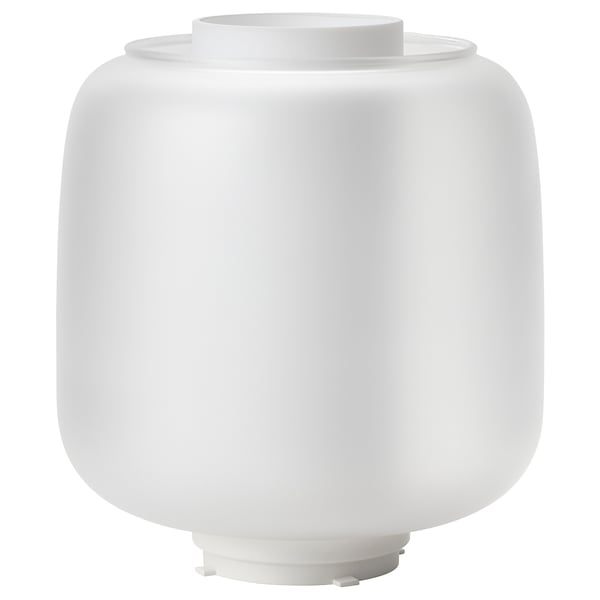 SYMFONISK Pantalla para lámpara parlante, Vidrio/blanco