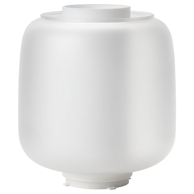 SYMFONISK Pantalla para lámpara parlante, Vidrio/blanco