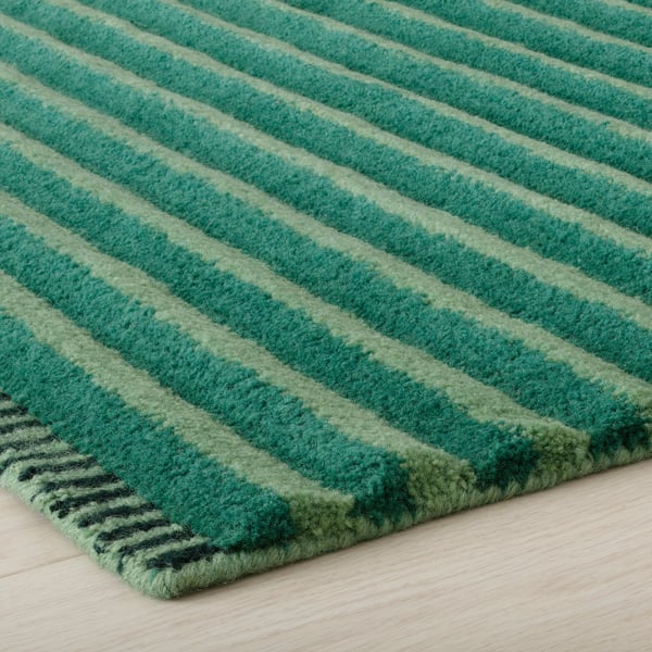 TÅGSPÅR Tapete, pelo largo, verde, 200x300 cm