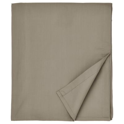 ULLVIDE Sábana, beige grisáceo, 240x260 cm